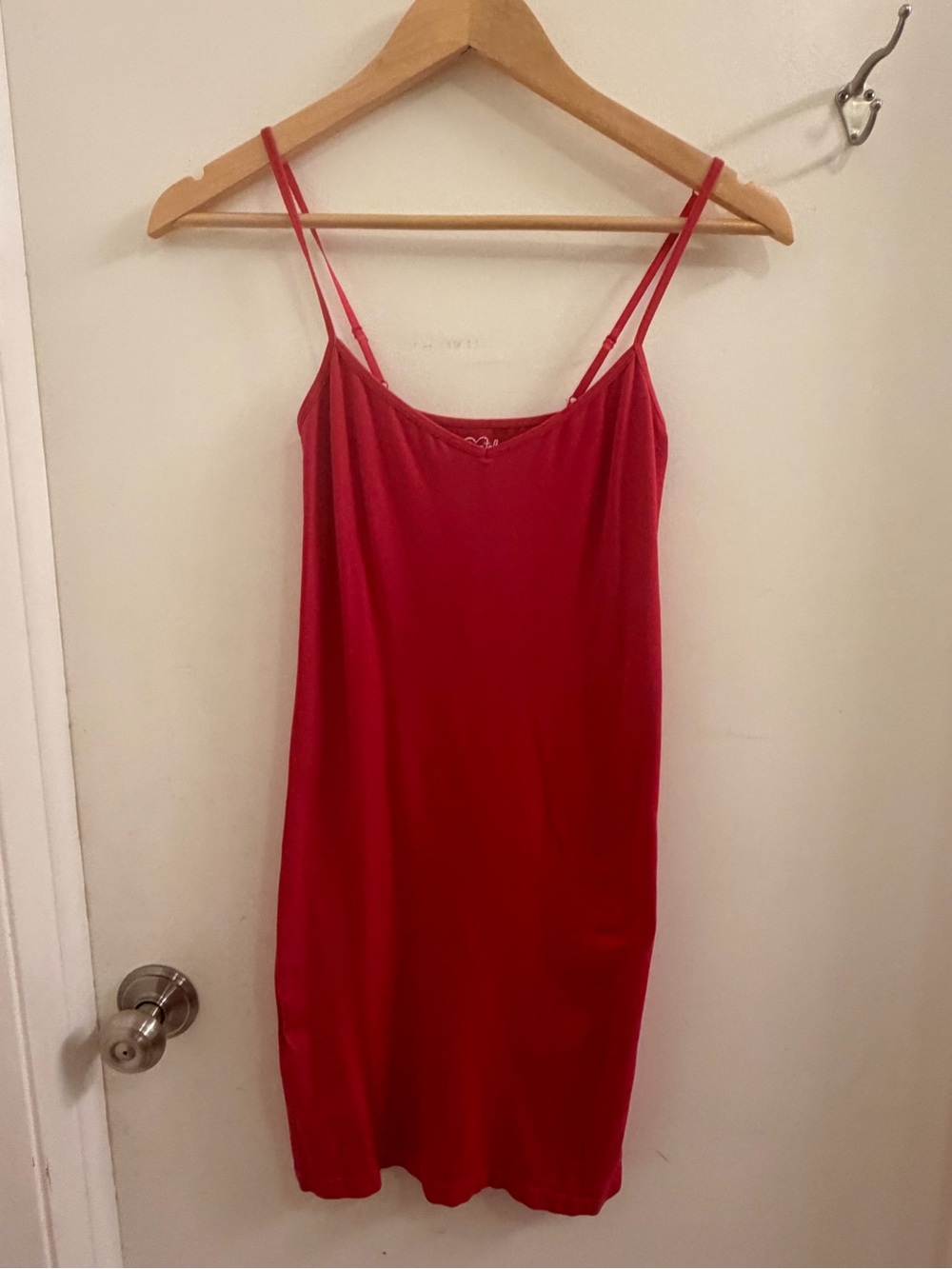Intimately Free People Women’s Red Slip Dress - Lightweight Spaghetti Strap